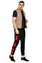 Men's Side Stripe Box Cotton Trousers. - 2