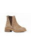 Genuine Suede Leather Chelsea Model Women's Boots Eva Sole - Zb263242 - 2