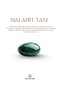 Malahit Natural Stone Necklace and Earrings - 2