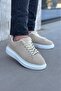 LT101 Cream Suede Men's Sneakers - 4