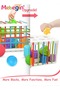 Baby Shape Sorting Toy with Elastic Bands, Sensory Shape Toys with Letter for Toddler, Tactile Perce - 8