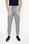 Men’s Grey Striped Jogger Pants.