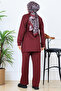 Pearl Scuba Suit N5323 Burgundy - 4