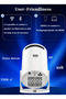 Full HD Android Smart Mini Projector | Portable WiFi & Bluetooth Home Movie Projector - 8