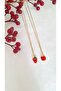 2-Pack Friendship Necklace Bff Necklace Red Apple Strawberry Necklace
