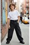 Boys' Side Pocket Baggy Fit 100% Cotton Denim Pants