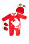 Baby Jumpsuit Set Romper Set Velvet Happy New Year 23206