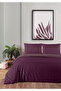 100% Cotton Akfil Double-Sided Duvet Cover Set Single Size 160X220 cm Purple Violet