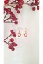 Red Heart Earrings Elegant Stylish New Year's Earrings Love - 4