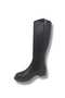 İzlife 232 Women's Dark Brown Long Zippered Low Heel Boots - 4