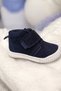 Boy Baby Black Suede Orthopedic Sole Soft First-Walker Shoes 19-23 No. - 3