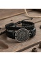 2 Pcs Compass Vegvisir Symbol Genuine Leather Bracelet Accessory Fashion Bracelet - 2