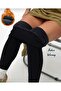 Larosa Black Stitch-Free Fleece Inside Thermal Standard Size Winter Leggings - 2