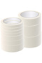 White Masking Tape, Painter's Tape (1.5 INCH, Pack of 6)