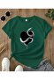 Snake Wrapped Heart Printed T-Shirt