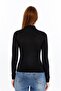 Gold Zippered Long Sleeve T-Shirt Blouse Fingerless - 6