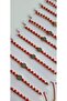 New Year's Gift Card Crystal Stone Evil Eye Beaded Red Bracelet - 3