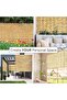OneDcor Bamboo Roller Blinds 120 x 200 cm - Natural Outdoor & Indoor Sunshade - 4