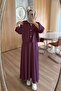 Luna Skirted Modal Hijab Set - Plum