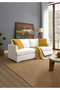 غطاء وسادة من القماش القطني مقاس 45 × 45 سم مقاوم للسوائل والبقع - 2