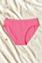 3 Pieces Pink Cotton Basic Daily Women's Bikini Panties – Regular Waist, Non-Marking, Flexible and Comfortable - 6