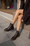 Velora Women's Brown Genuine Leather Boots - 6