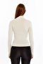 Zippered Long Sleeve T-Shirt Blouse - 8