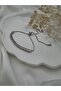 Pink Baguette Zircon Stone Elevator Waterway Women's Bracelet – Silver Color Elegant Stylish Bracelet Model - 3