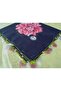 Ve Reyhan Handmade Needlework Writing, Scarf, Yemeni, Mevlit Shawl, Gift with 4 Edges Embroidered - 3