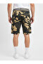 Men's Army Print 6 Pocket Short With Belt - 2