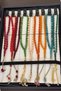 9 Pieces of Crimping Amber Set in a Special Leather Covered Box - 2