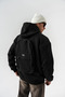 Basebag Hooded Sweatshirt with Zipper and Backpack Detail
