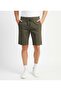 Men's Solid Cotton Outdoor Shorts-Olive- 23 Year