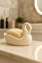 4 Piece Swan Bathroom Set Plastic - 2