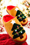 New Year Slippers. House Slippers. Brown Slippers - 2