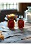 Vintage Burgundy Earrings 4.5 cm