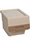 Freebox 33 Liter Cream Brown Organizer – Set of 3 Organizers with Wheels - 2