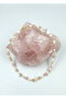 Pink Quartz Natural Stone Bracelet and Necklace Set |   Unconditional Love and Peace Stone, Romantic Gift - 4
