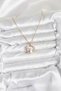 316L Steel Chain Gold Zircon Stone Christmas Themed Women's Necklace - 2