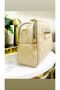 Double Compartment Quilted Women's Bag with Zipper Detail - 3