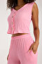 Women's Basic (Bubble Fabric) Vest Set - 6