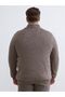 Lcwaikiki Classic Large Size Half Turtleneck Men's Knitwear Sweater - 4