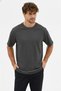 Men's Vision Premium Quality Dense Textured Cotton T-Shirt Dark Gray M101-R0220-04