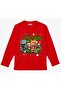 Long Sleeve Just a Jolly Creeper Printed New Year Christmas Cotton Kids T-Shirt