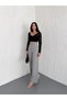 Beli Velcro Waist Closure Palazzo Women's Fabric Trousers/Women's Palazzo Pants with Velcro Waist Closure - 2