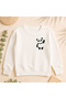 Sweatshirt Casual Front Side Printed 100% Cotton Fancy Crew Neck Oversize