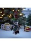 Plush Hanging Snowman Ornament, New Year Ornament, Frozen Ornament, Can Stand, 19 cm - 4