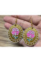 Rose Earrings - Stylish and Lightweight Design Earrings for Henna and Weddings