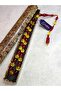 Yellow Red Master Craftsmanship Fire Amber Fan Rosary / with Beyzi Cutting System - 3