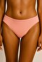 15 Pieces Salmon Pink Cotton Basic Daily Women's Bikini Panties – Regular Waist, Non-Marking, Soft, Stretchy - 3